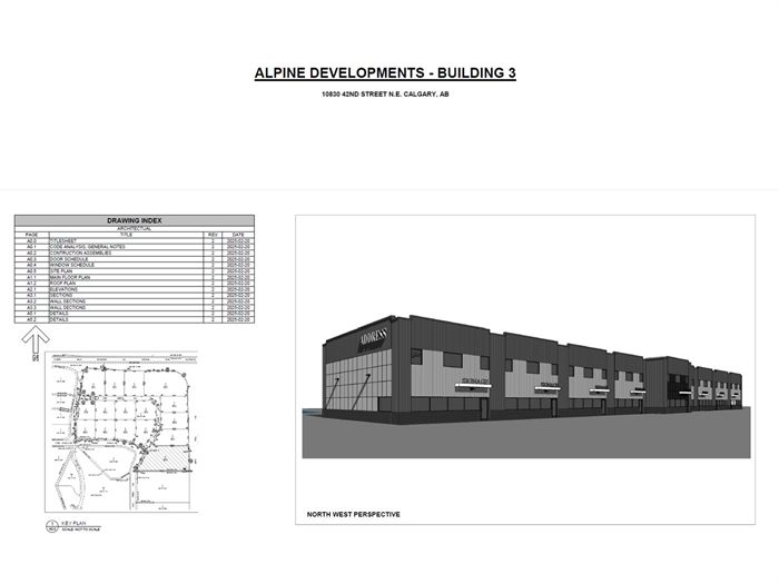 Electrical drawing sheet for Alpine Developments Building 3
